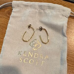 Kendra Scott Gold Hoop Earrings